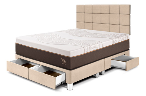 Dormitorio Paraíso Con Cajones Royal Abrazzo Blocks | King