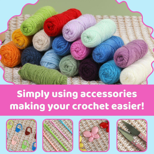Kit De Crochet Para Principiantes Flower Aprende A Tejer Pri