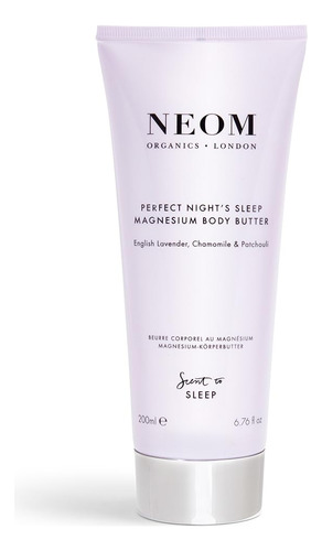 Manteiga Corporal Neom Magnésio 200 Ml Com Lavanda, Camomila
