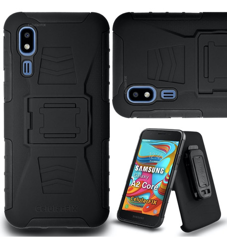 Funda Protector P/ Galaxy A2 Core (g-355m) Uso Rudo Con Clip