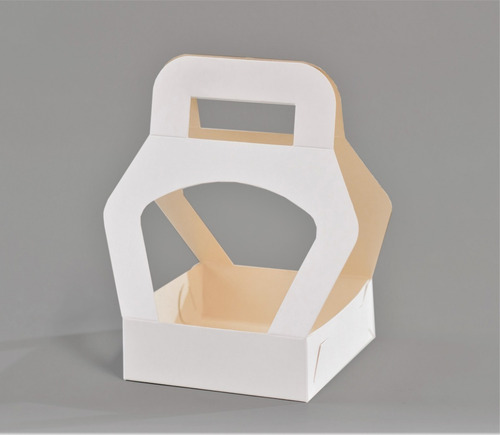 Imagen 2 de 3 de Caja Arnés 12x12x14 Cm (x100u) Huevo Pan Dulce 1/2kg - 089