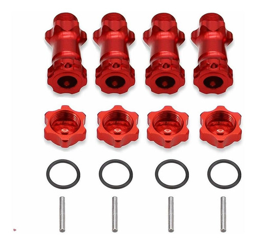 Juego De 4 Adaptadores De Extensión Hexagonales De Aluminio