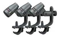 Comprar Kit de 3 micrófonos de instrumento Sennheiser cardioide dinámico E604
