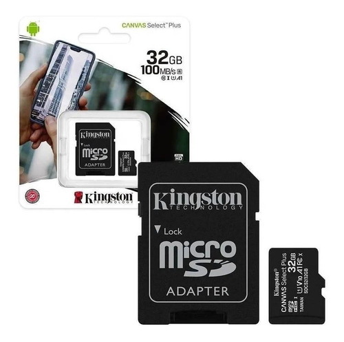 Memoria Kingston Micro Sd 32gb 100/mbs Clase 10 - Tienda Ccs