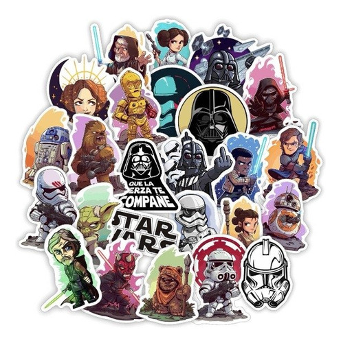 Calcos Stickers Vinilo Termo - Star Wars