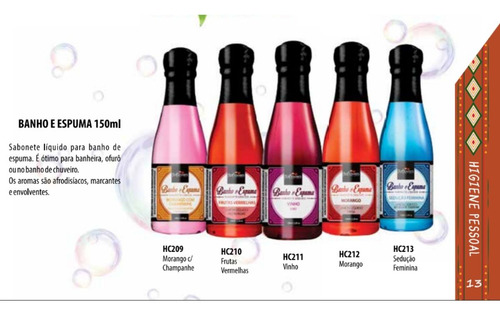 Sabonete Liquido De Banho Espumante Banheira Hidro 150ml