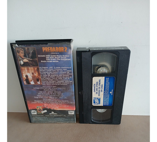 Fita Vhs Predador 2 A Caçada Continua (Usado)