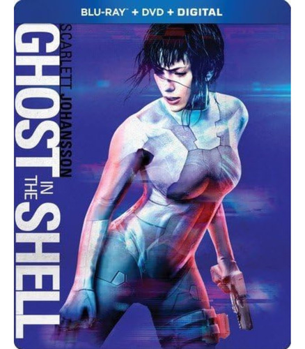 Blu-ray + Dvd Ghost In The Shell (2017) Steelbook