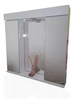 Comprar Botiquin De Baño Espejo Triptico De 70 Cm X 69 Cm 2 Modulos Blanco