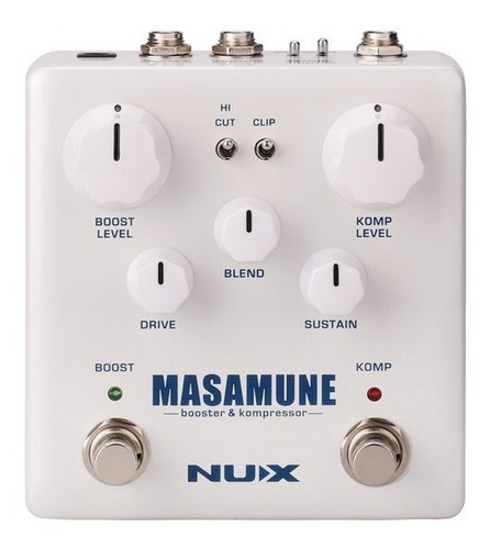 Pedal Efecto Guitarra Nux Masamune Nbk5 Compresor Booster