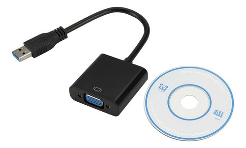 Adaptador Pinxuan Usb A Vga, Convertidor De Vídeo Usb 3.0 A