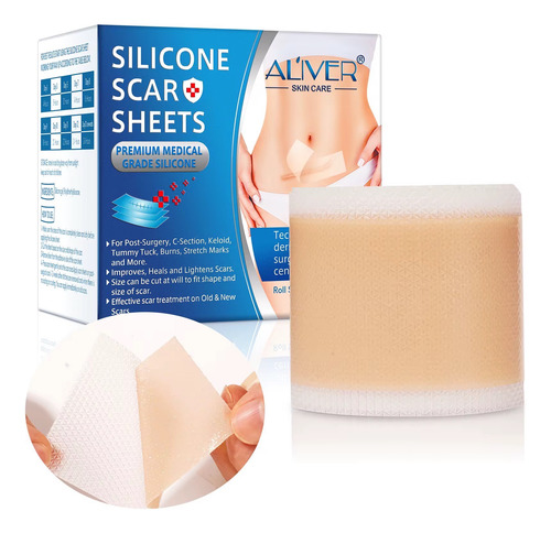 Rollo Silicon Grado Medico Suaviza Cicatriz Quirúrgica