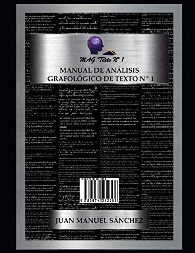 Libro: Manual De Análisis Grafológico De Texto N° 1: Mag Tex