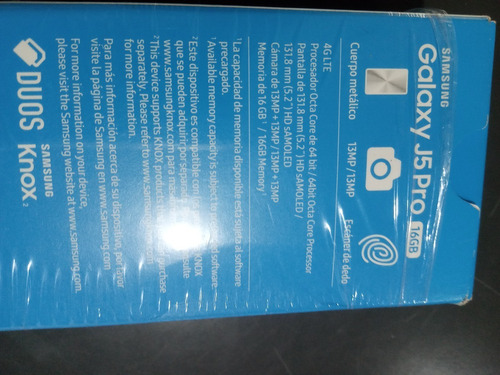 Celular El Samsung Galaxy J5 Pro (2017) En Caja Como Nuevo