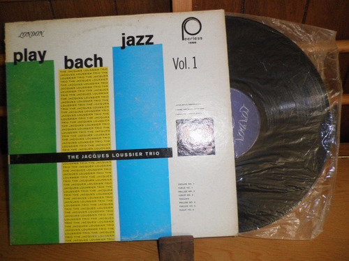 Play Bach Jazz Vol. 1 - The Jaques Loussier Trio - Lp 33 Rpm