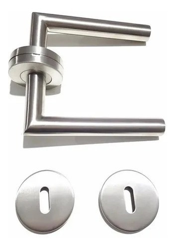 Imagen 1 de 1 de Manija Pestillo Recta Acero Inox. A Retirar Del Local