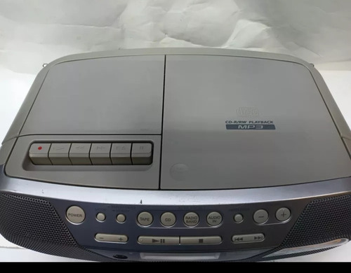 Radio Grabadora Sony Cfd-s07cp Cassete, Mp3 Gris (Usado)