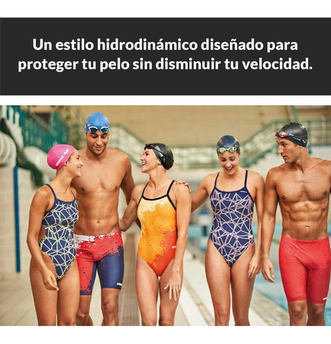 Imagen 5 de 9 de Gorra De Natación Adulto Arena Classic Silicone - Btu Store
