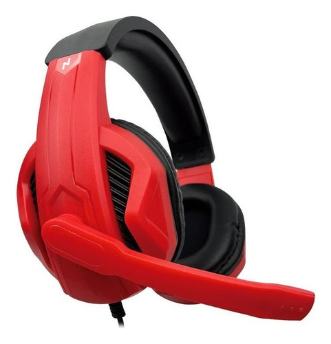 Auriculares Gamer Para Ps4 Pc Celular Microfono Noga St-9028 Color Rojo