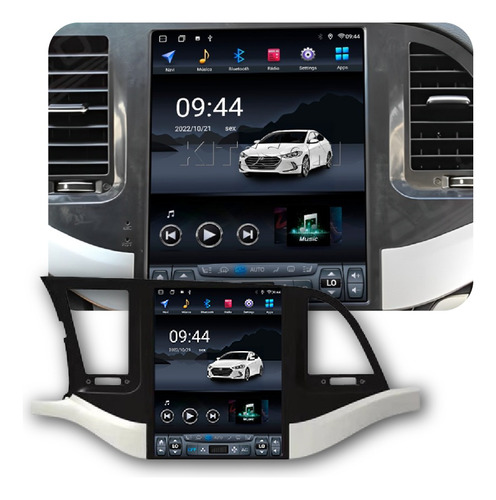 Multimídia Hyundai Elantra 2017 18 19 20 V2 Tesla 9.7