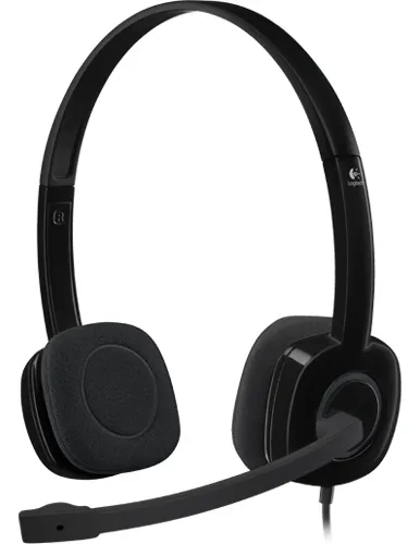 Audífonos Teletrabajo/call Center Logitech H151 Negro