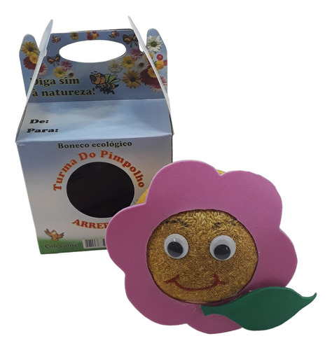 Boneco Ecológico Florzinha - Combo C/ 5 Un