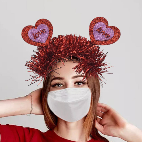 Diadema Para Tocado Del Día De Valentín, Accesorios