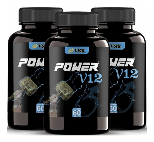 Power V12 Original 60 Cápsulas Surpreenda Ela Com Power V12
