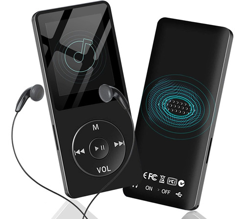 32gb Mp3 Player With Bluetooth, Portable Mp4/mp3 Hi-fi Mu...