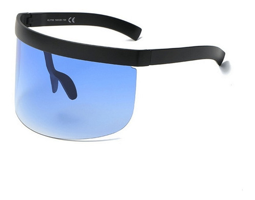 Gafas De Sol Top Con Visera Azul 