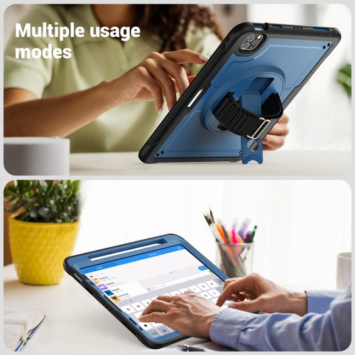 Funda Práctica Y Resistente Para iPad, Con Soporte