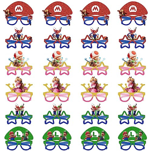 Gafas De Fiesta Temáticas De Mario Cumpleaños