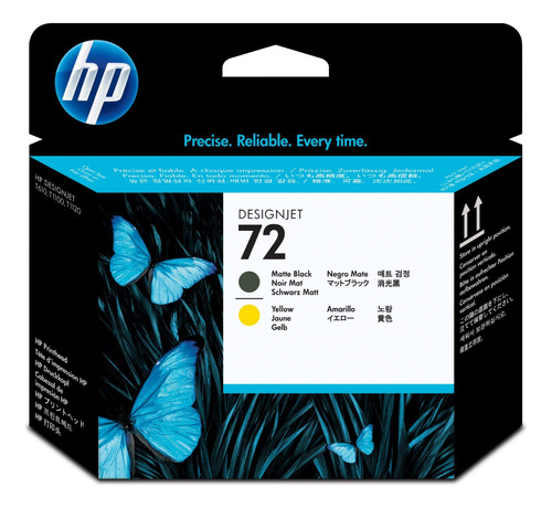 Cabezal Hp 72 Negro Y Amarillo C9384a T770 T1200 T2300