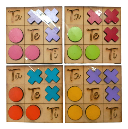 45 Juegos Ta Te Ti 10cm X 10cm