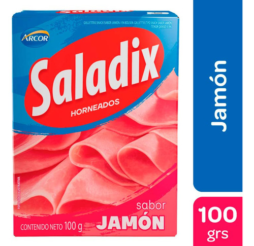 Galletitas  Jamon 100 Gr Saladix Galletitas Saladas