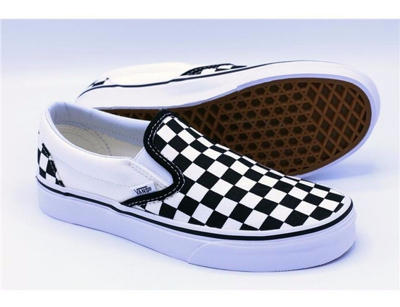 tenis vans slip on quadriculado