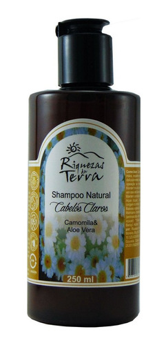 Shampoo Vegano E Natural Cabelos Claros Camomila & Aloe Vera