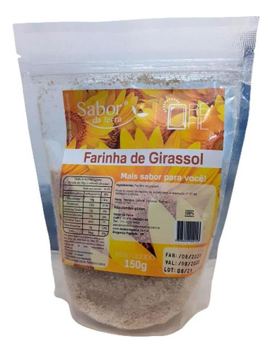 Farinha De Semente De Girassol Sabor Da Terra 150g