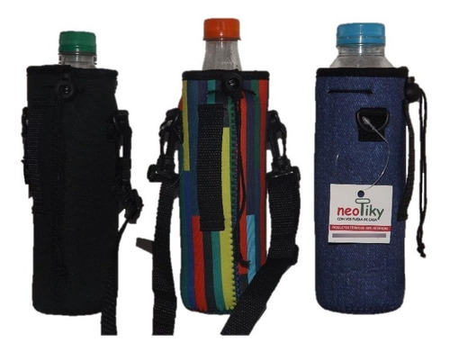 Imagen 3 de 3 de Combo Jean Viandera Con Funda Botellita Neoprene