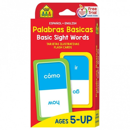 Bilingual Basic Sight Words Flash Cards / Comercial Greco