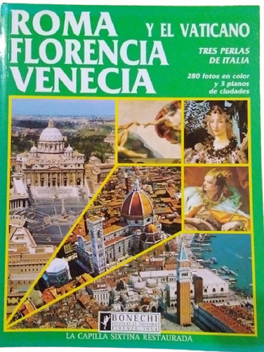 Libro Roma & El Vaticano, Florencia, Venecia, Tres Perlas De