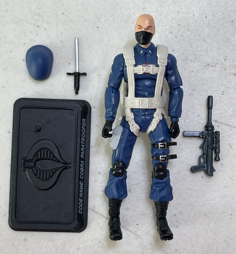 Gi Joe Rene Cobra Paratrooper V1 Con Accesorios Originales