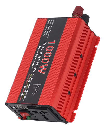 Inversor De PotĂȘncia 1000w Pure Sine Dc 12v Para Ac 220v Sob