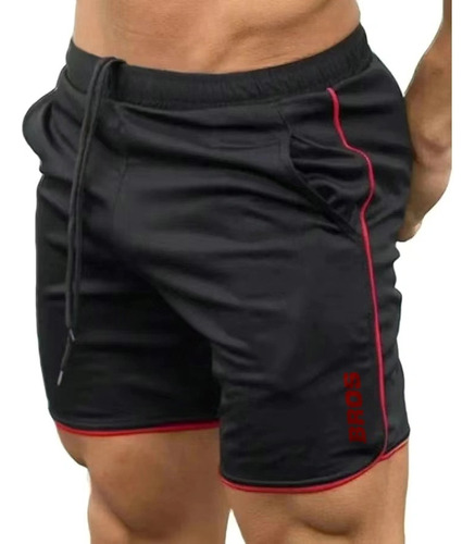 Gym Slim Fit Sports Shorts Elástico Cómodo Corriendo De Moda