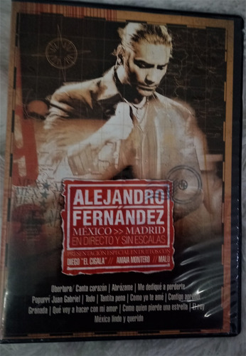 Cd Dvd Alejandro Fernandez