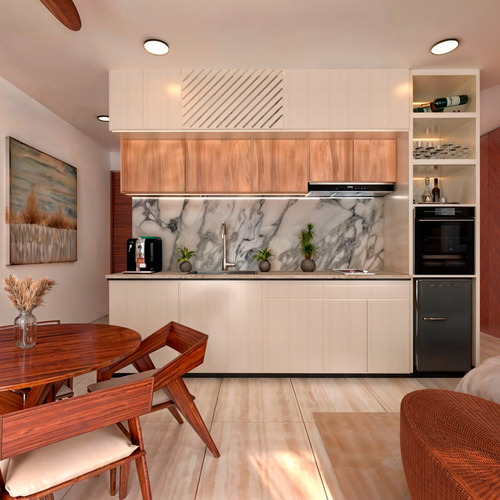 Departamento En Venta En Playa Del Carmen, Be X, Tipo Estudio Con Un Diseño Único