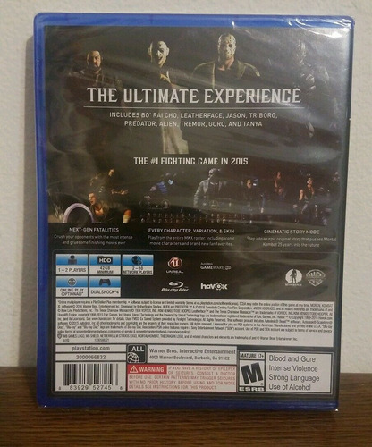 Imagen 2 de 3 de Mortal Kombat Xl Playstation4 Ps4 Juego Fisico Nuevo