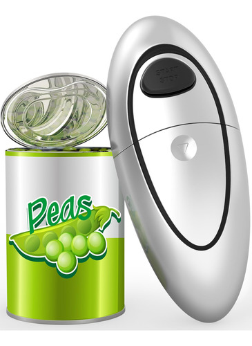 Electric Can Opener With Smooth Edge, One-touch Automatic C.