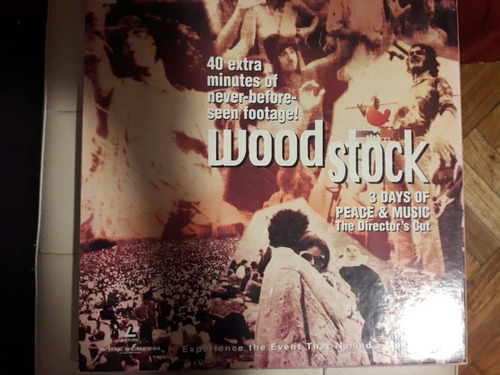 Imagen 1 de 3 de Recital Woodstock En Laser Disc