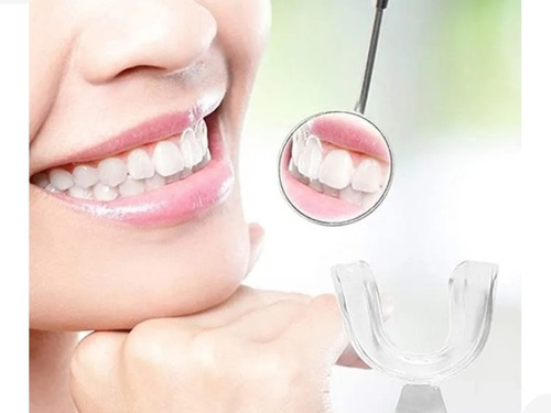 Par Protectores Bucales Dental Guardas/blanquea/antironquido